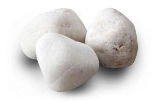 Камни для бани Белый кварц