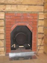 Установка железной печи в баню - между кирпичной кладкой и деревянной стеной теплоизоляция